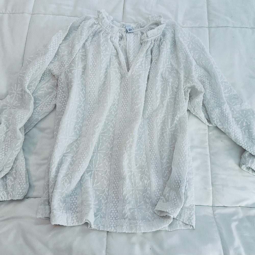 Old Navy Casual White Blouse